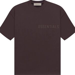 Fear of God Essentials Dark Brown T-Shirt